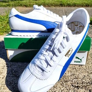 Shoes Puma size 11 color blue ando white